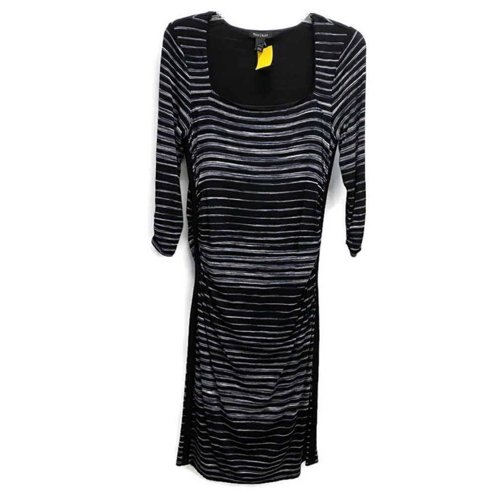 White House/Black Market Black & White Dress